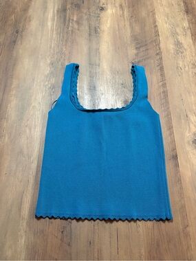 Zara Knit Square-Neck Tank